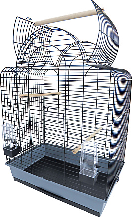 Inter-Zoo vogelkooi Sonia 3 Cabrio Zwart/Grijs
