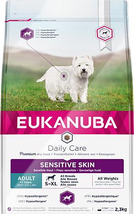 Eukanuba Daily Care Sensitive Skin <br>Adult 2,3 kg
