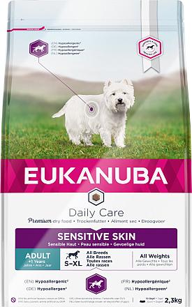 Eukanuba Hondenvoer Daily Care Sensitive Skin 2,3 kg