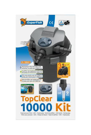 SuperFish Topclear Kit 10000 UVC-9W Pomp 3000 L/H