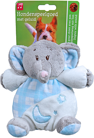 Olifant met piep 15 cm