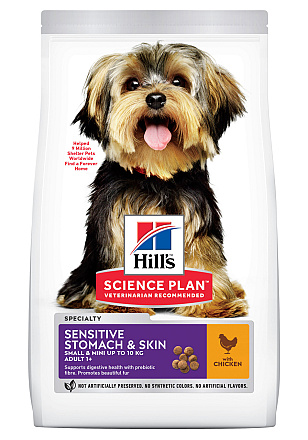 Hill's Science Plan Adult Sensitive Small & Mini kip 6 kg