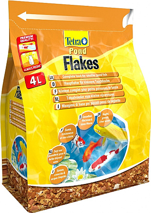 Tetra Pond Flakes <br>4 ltr