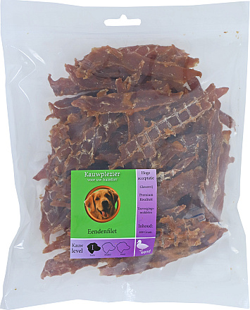Natuurlijke Snack Eendfilet 400 gr