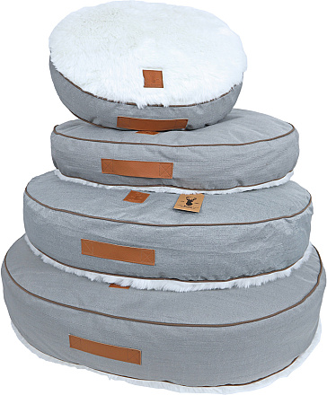 Boony EST. 1941 hondenkussen Dreamer polar white