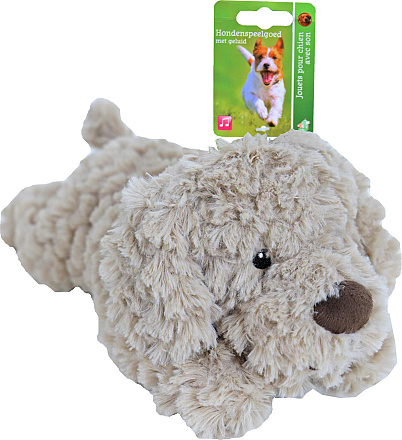 Hond met piep 34 cm