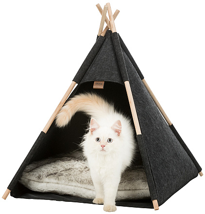 TRIXIE schuilplaats Tipi Antraciet