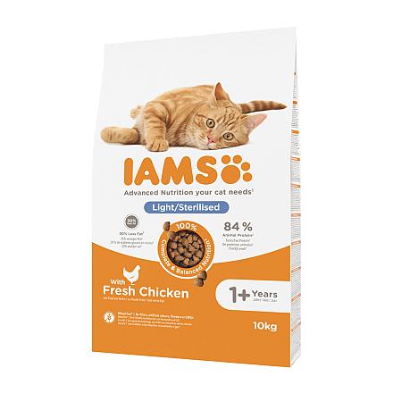 IAMS Kattenvoer Adult Sterilised Chicken 10 kg