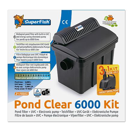 Superfish Pondclear Kit 6000 Uv-C 7W P.Eco 2900