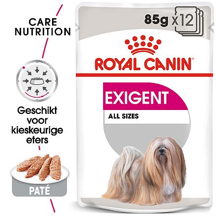 Royal Canin Hondenvoer Exigent <br>12 x 85 gr