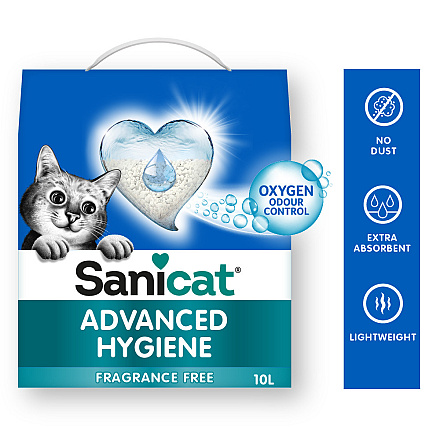 Sanicat kattenbakvulling Advanced Hygiëne 10 ltr