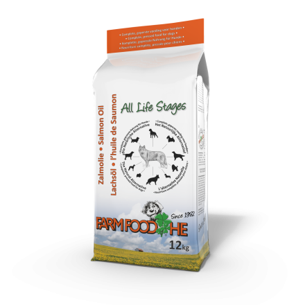 Farm Food hondenvoer HE Zalmolie 12 kg