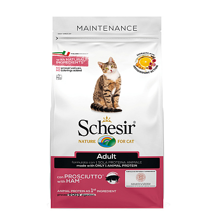 Schesir Kattenvoer Maintenance Ham<br> 400 gr