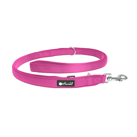 Petlando Verstelbare Hondenlijn Mesh Fuchsia