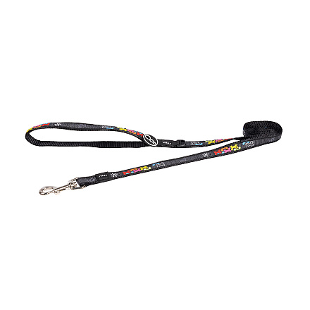Rogz Hondenlijn Fancy Dress Multi Bone Black