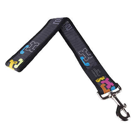 Rogz Hondenlijn Fancy Dress Multi Bone Black
