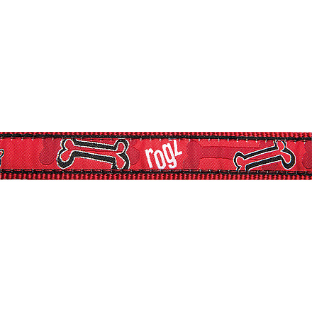 Rogz Hondenlijn Lang Fancy Dress Red Rogz Bone