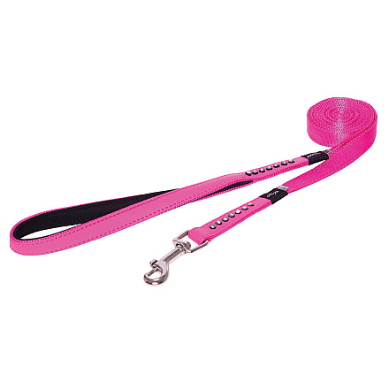 Rogz Hondenlijn Lang Lapz Luna Roze met Halsband