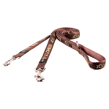Rogz Hondenlijn Multi Fancy Dress Mocha Bone