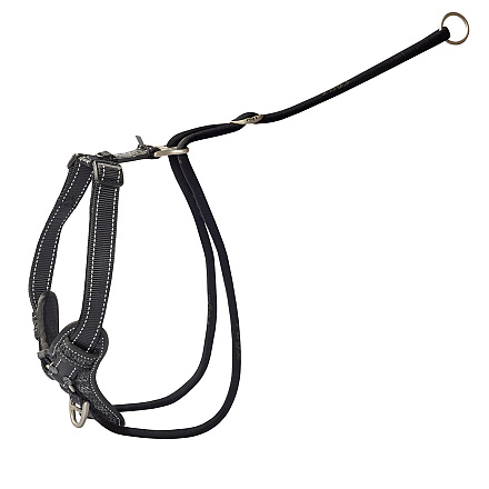 Rogz Hondentuig Utility Stop Pull Zwart