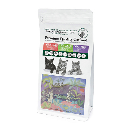Greenheart Kattenvoer 3 Mix 500 gr