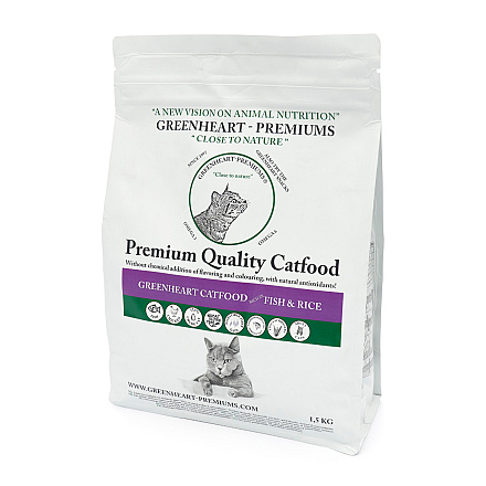 Greenheart Kattenvoer Fish & Rice 1,5 kg