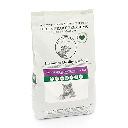 Greenheart Kattenvoer Fish & Rice 10 kg