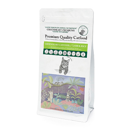 Greenheart Kattenvoer Lamb & Rice 500 gr