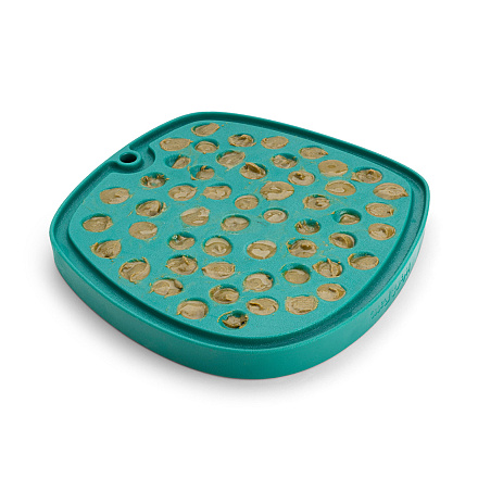 West Paw Slowfeeder Feast Mat Bubbles Kelp