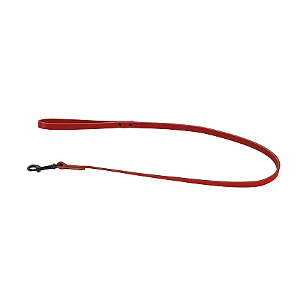 Hondenlijn Comfortleder Rood