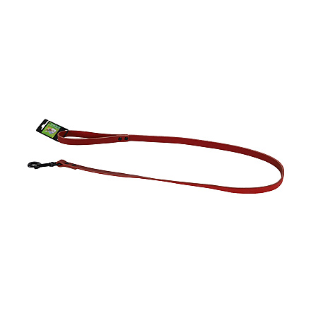 Hondenlijn Comfortleder Rood
