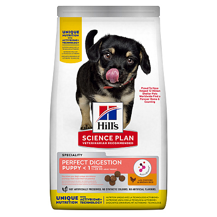 Hill's Science Plan Puppy Perfect Digestion Medium 14 kg