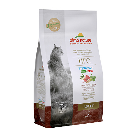 Almo Nature HFC Adult Sterilized Rundvlees<br> 1,2 kg