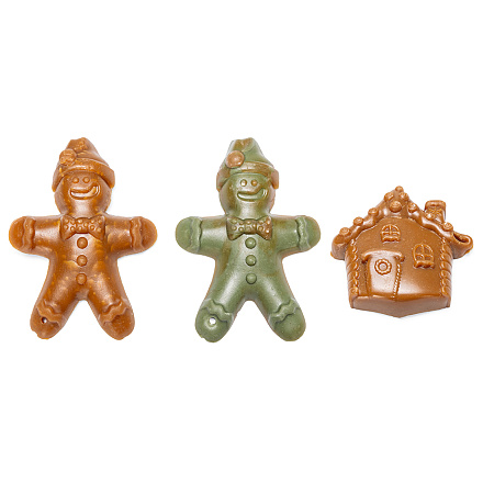 Beeztees Kerstmix Gingerbread Man/Huisje Assorti