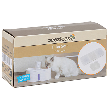 Beeztees Filterset voor Drinkfontein Sef 4 st