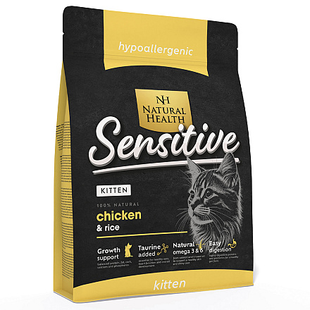 Natural Health Kattenvoer Kitten Sensitive Chicken 400 gr