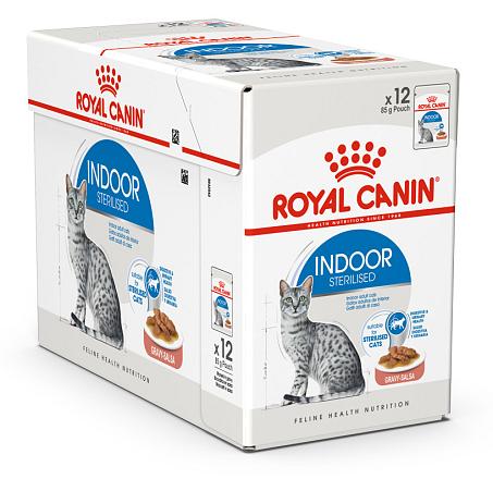 Royal Canin kattenvoer Indoor in Gravy <br>12 x 85 gr