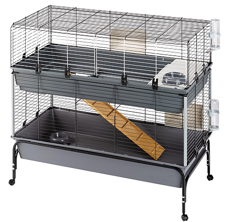 Ferplast binnenhok Rabbit 120 dubbel met stand