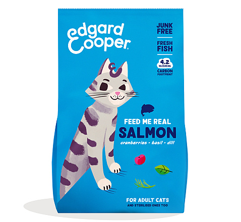 Edgard & Cooper kattenvoer Adult Zalm <br>4 kg
