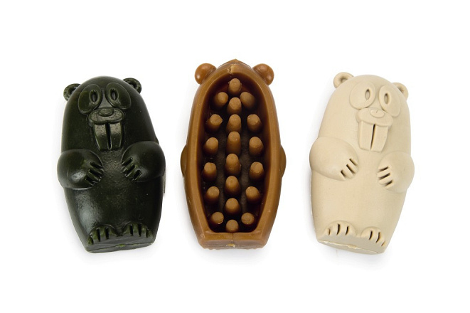 Beeztees Veggie snack Bever 10 cm assorti