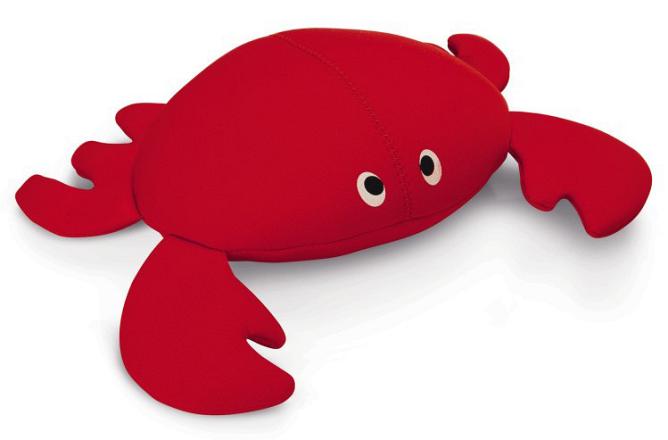 Beeztees hondenspeelgoed Crabsy rood