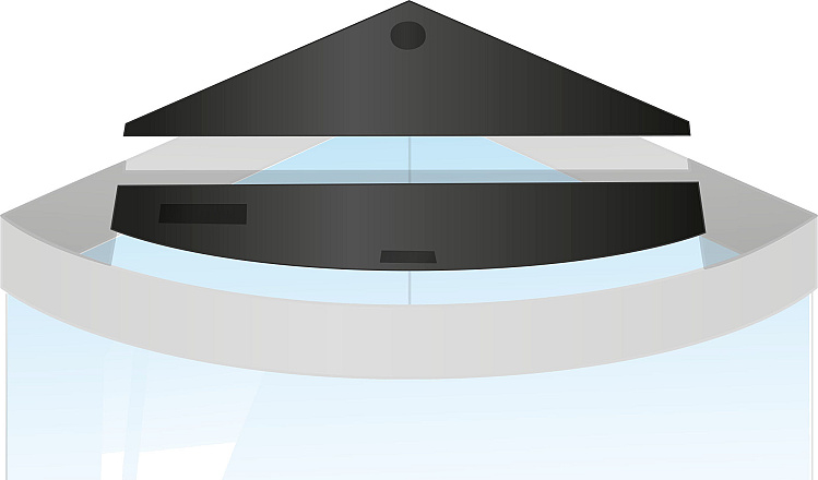 Juwel kleppenset Trigon 190 zwart