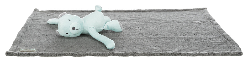 TRIXIE knuffelset deken Beer Puppy/Junior Grijs/Mintgroen