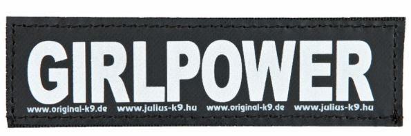 Julius K9 Velcro stickers S GIRLPOWER