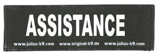 Julius K9 Velcro stickers L ASSISTANCE
